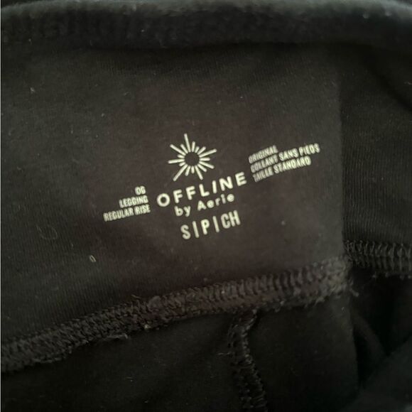 Offline by Aerie OG black legging regular rise size small - Picture 2 of 8